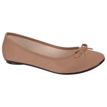 Sapatilha Feminina Moleca Camurça Casual 5726.115