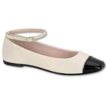 Sapatilha Feminina Moleca Casual Bico Quadrado Confortável