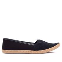 Sapatilha Feminina Moleca Tecido Knit Preto Sapatilha Feminina Moleca Tecido Knit Preto