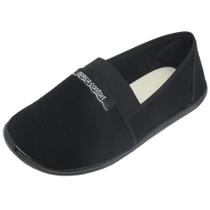 Sapatilha Feminina Molecas Tradicional Brim Calce Fácil Confortável Original Tecido