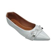 Sapatilha Feminina Rasteira Bico Fino com Laço Delicada e Confortável