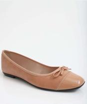 Sapatilha Feminina Recorte Moleca Bege-35057