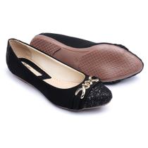 Sapatilha Feminina Sapatilha Conforto Detalhe Renda (Ref:JO3026) Sapatilha Feminina Sapatilha Conforto Detalhe Renda (Ref:JO3026)