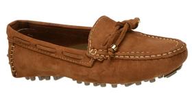 Sapatilha Feminina Sapato Mocassim Couro - Marrom Sapatilha Feminina Sapato Mocassim Couro - Marrom