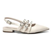 Sapatilha Feminina Slingback Bico Fino Via Marte 144-007-01