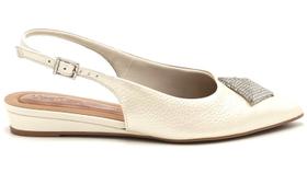 Sapatilha Feminina Slingback Couro Usaflex AM0403 Sapatilha Feminina Slingback Couro Usaflex AM0403