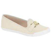 Sapatilha Feminina Slipper Branco Off Moleca 5109.796