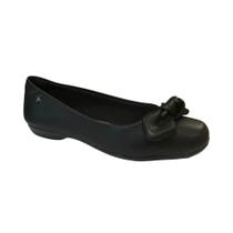 Sapatilha Feminina Softli Lux Laço Preto 10004.10418 Tamanho:35Cor:Preto