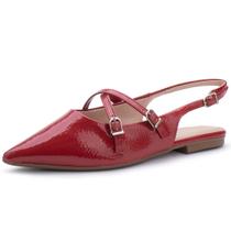 Sapatilha Feminina Tiras Transpassadas Slingback Sua Cia