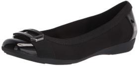 Sapatilha feminina Uplift Ballet Anne Klein, preta, tamanho 10,5