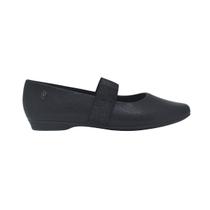 Sapatilha feminina Usaflex uc0502 couro preto confortável Sapatilha feminina Usaflex uc0502 couro preto confortável