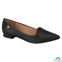 Sapatilha Feminina Vizzano Bico Fino Social Pelica Trabalho Original