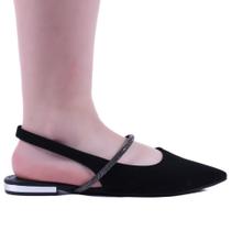 Sapatilha Feminina Zariff Slingback T2019-071 Preto