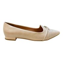 Sapatilha Feminino Vizzano Conforto Pelica Casual Logo Dourado 1206.1004 Branco
