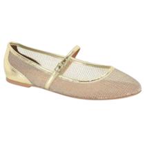 Sapatilha flat boneca telada com fivela vizzano 1443.101