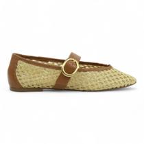 Sapatilha Giulia Domna Mary Jane Ráfia Sapatilha Giulia Domna Mary Jane Ráfia