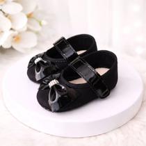 Sapatilha Infantil Bebê Menina Estilo Boneca com Laço Brilhante Tam 13 ao 18 Sapatilha Infantil Bebê Menina Estilo Boneca com Laço Brilhante Tam 13 ao 18