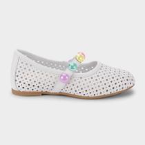 Sapatilha Infantil Bibi Ballerina Basic Branca 1238048 Sapatilha Infantil Bibi Ballerina Basic Branca 1238048