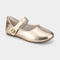 Sapatilha Infantil Bibi Ballerina Basic Dourada 1238008 Sapatilha Infantil Bibi Ballerina Basic Dourada 1238008