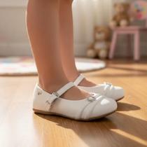 Sapatilha Infantil de Menina Sapato Boneca Sintético Pampili Sapatilha Infantil de Menina Sapato Boneca Sintético Pampili