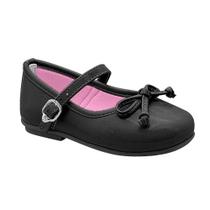 Sapatilha Infantil Feminina Boneca Preto Pé com Pé 29312-050 Sapatilha Infantil Feminina Boneca Preto Pé com Pé 29312-050