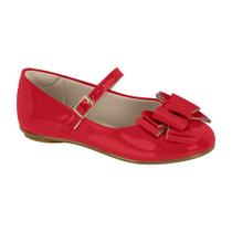 Sapatilha Infantil Feminina Boneca Verniz Vermelho Molekinha 2083.1122 Sapatilha Infantil Feminina Boneca Verniz Vermelho Molekinha 2083.1122
