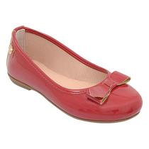 Sapatilha Infantil Feminina com Laço Menina Vermelho