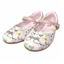 Sapatilha Infantil Feminina Gatinho Arco-Irís, Magicc Kids