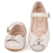 Sapatilha Infantil Feminina Menina laço Borboleta e Pérolas 1011