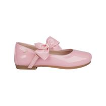 Sapatilha Infantil Feminina Pampili Verniz Rosa Glace - 1049