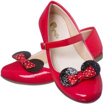 Sapatilha Infantil Feminina Solado Antiderrapante Confortável Dama