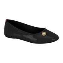 Sapatilha Infantil Feminina Verniz Preto Molekinha 2502.1003