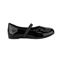 Sapatilha Infantil Feminino Bibi Ballerina Verniz Preto 1238