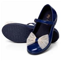 Sapatilha Infantil Juvenil Menina Festa Cassamento Moda Luxo Laço Organza