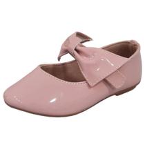 Sapatilha Infantil Ma & Me Verniz Sofit Com Laço Sapatilha Infantil Ma & Me Verniz Sofit Com Laço