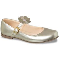 Sapatilha Infantil Menina Antiderrapante Dourada Sapatilha Infantil Menina Antiderrapante Dourada