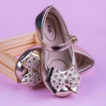 Sapatilha Infantil Menina B2A Dourada festa laço perola2018 Sapatilha Infantil Menina B2A Dourada festa laço perola2018