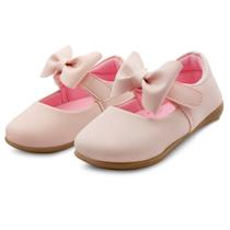 Sapatilha Infantil Menina Bebê Gatatuya Sapatinho Laço Rosa
