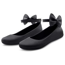 Sapatilha Infantil Menina Boneca Laço Mz Shoes Preta Sapatilha Infantil Menina Boneca Laço Mz Shoes Preta