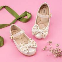 Sapatilha Infantil Menina Festa Confortável Fruta com Enfeite de Laço com Strass 2901 Sapatilha Infantil Menina Festa Confortável Fruta com Enfeite de Laço com Strass 2901