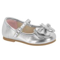 Sapatilha Infantil Menina Molekinha Brilho Itália- Prata Sapatilha Infantil Menina Molekinha Brilho Itália- Prata