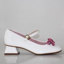 Sapatilha Infantil Molekinha Com Salto Quadrado Preto Sapatilha Infantil Molekinha Com Salto Quadrado Preto