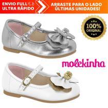 Sapatilha Infantil Molekinha Laço e Fivela Macia Brilho Original Sapatilha Infantil Molekinha Laço e Fivela Macia Brilho Original