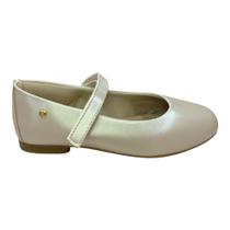 Sapatilha Infantil Pampili Ballet Brilho Acetinado Nude 736.036