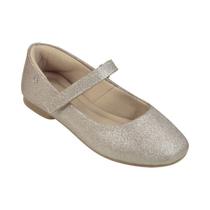 Sapatilha Infantil Pampili Ballet Glitter Ouro