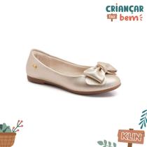 Sapatilha Klin princesa dourado