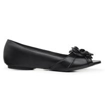 Sapatilha LeRUCHEL Peep Toe Flor Feminino