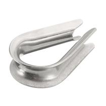 Sapatilha leve em Aço Inox Anilha Para Cabo De Aço Corda 2mm Sapatilha leve em Aço Inox Anilha Para Cabo De Aço Corda 2mm