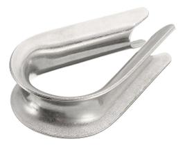 Sapatilha leve em Aço Inox Anilha Para Cabo De Aço Corda 5mm Sapatilha leve em Aço Inox Anilha Para Cabo De Aço Corda 5mm