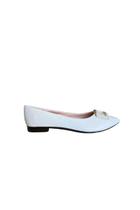 Sapatilha Ligthgel Bico Fino Branco Confort Casual Feminino Sapatilha Ligthgel Bico Fino Branco Confort Casual Feminino